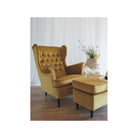 Fotoliu catifea curry HARRY, 68x90x100 - ACAJU