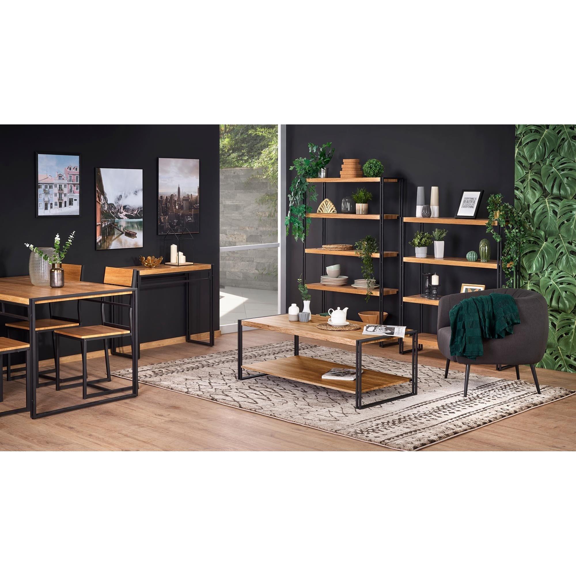 Biblioteca living Bolivar, 100X30X120 CM - ACAJU