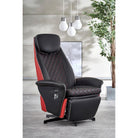 Fotoliu cu recliner Camaro, negru, 77x72/146x86/112 cm - ACAJU