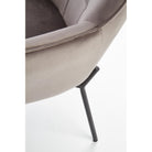 Fotoliu fix gri Castel, 71x79x97 cm - ACAJU