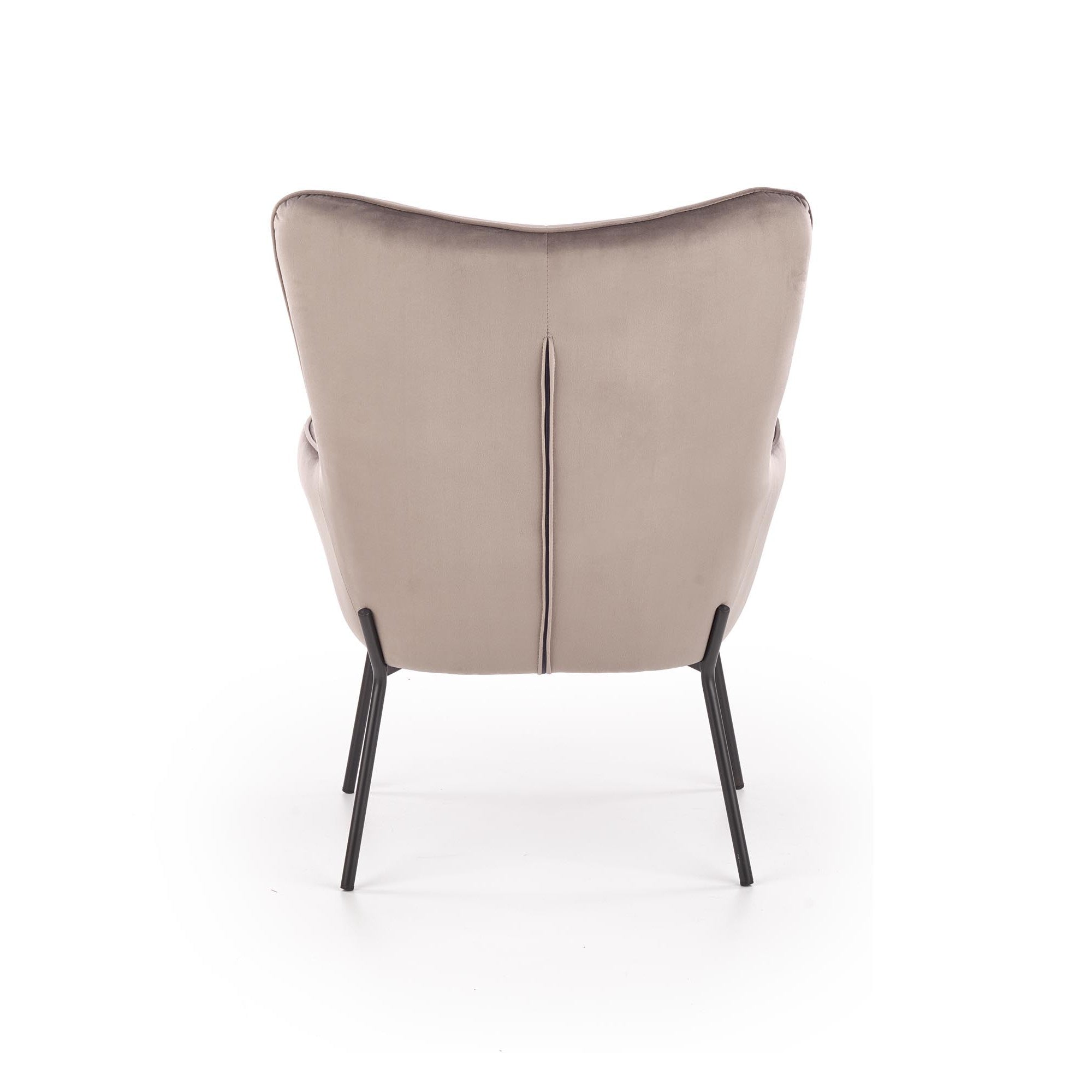 Fotoliu fix gri Castel, 71x79x97 cm - ACAJU