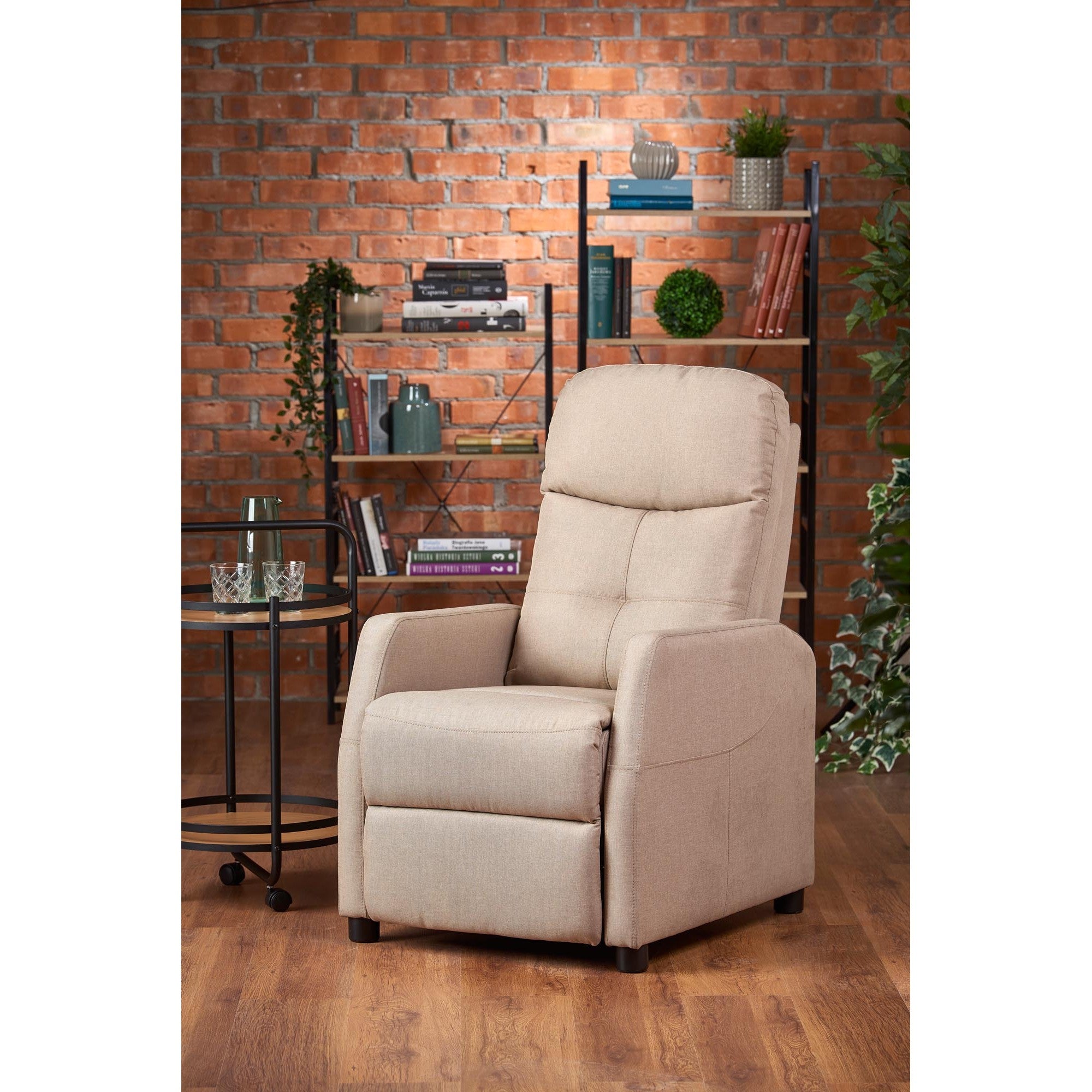 Fotoliu Felipe, bej, 64x50x103 cm - ACAJU