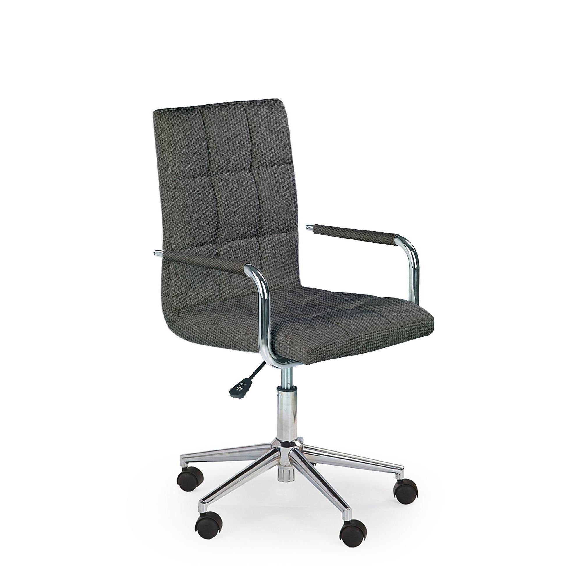 Scaun birou tapitat cu stofa Gonzo 3, 53X60X98/110 CM - ACAJU