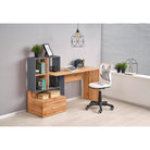 Birou tineret Grosso, stejar wotan, 149x50x105 cm - ACAJU