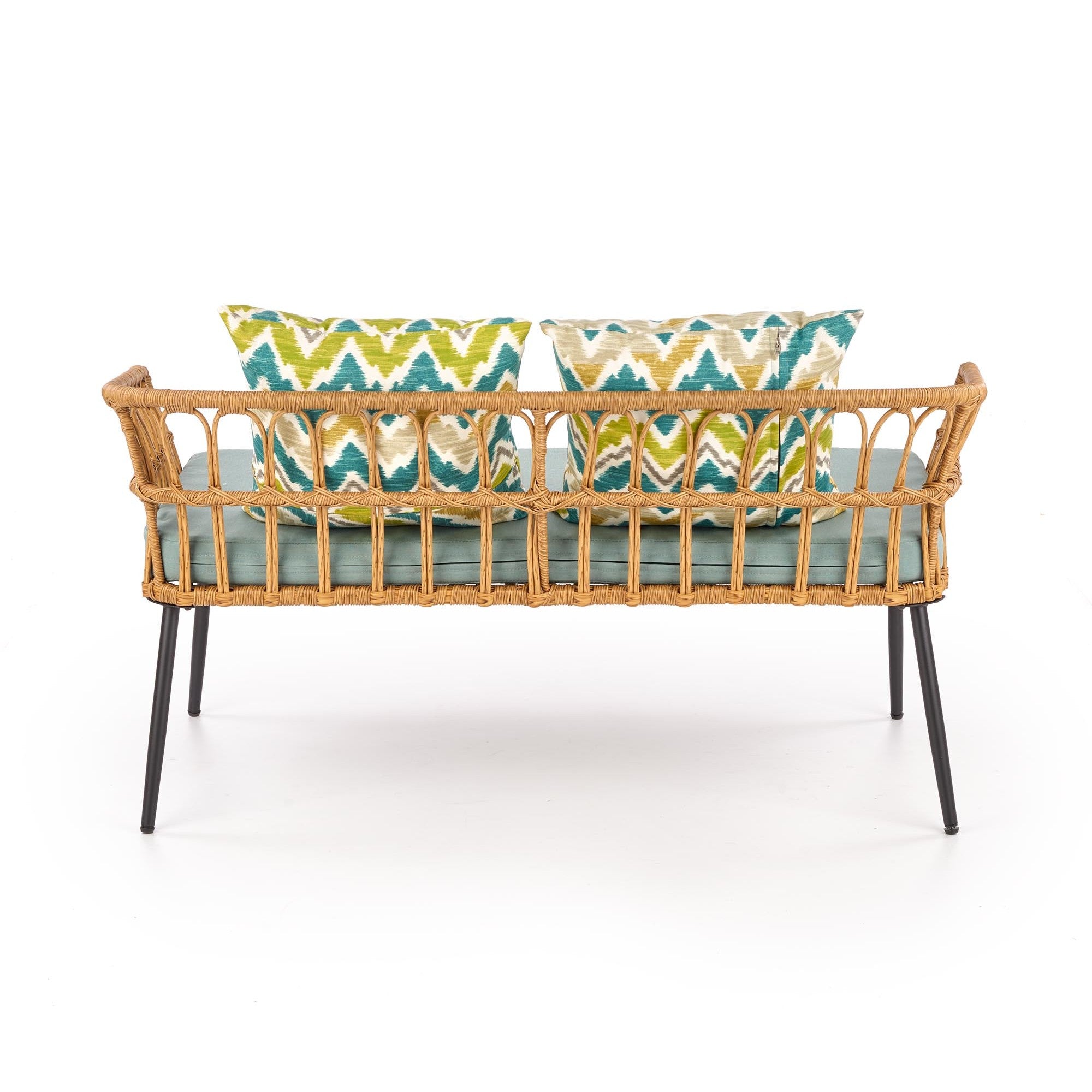 Banca GARDENA 2S, stejar/gri, 140x68x71 cm.
