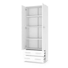 Dulap cu sertare Lima REG2, alb, 200x40x77 cm - ACAJU