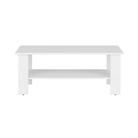 Masa mica ieftina alba NEPO PLUS, 115X56X45.5 CM.