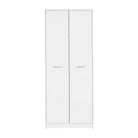 Dulap haine lemn alb NEPO PLUS, 80X54.5X197 cm.