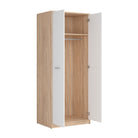 Dulap haine intrare sonoma-alb NEPO PLUS, 80X54.5X197 cm.