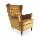Fotoliu catifea curry HARRY, 68x90x100 - ACAJU
