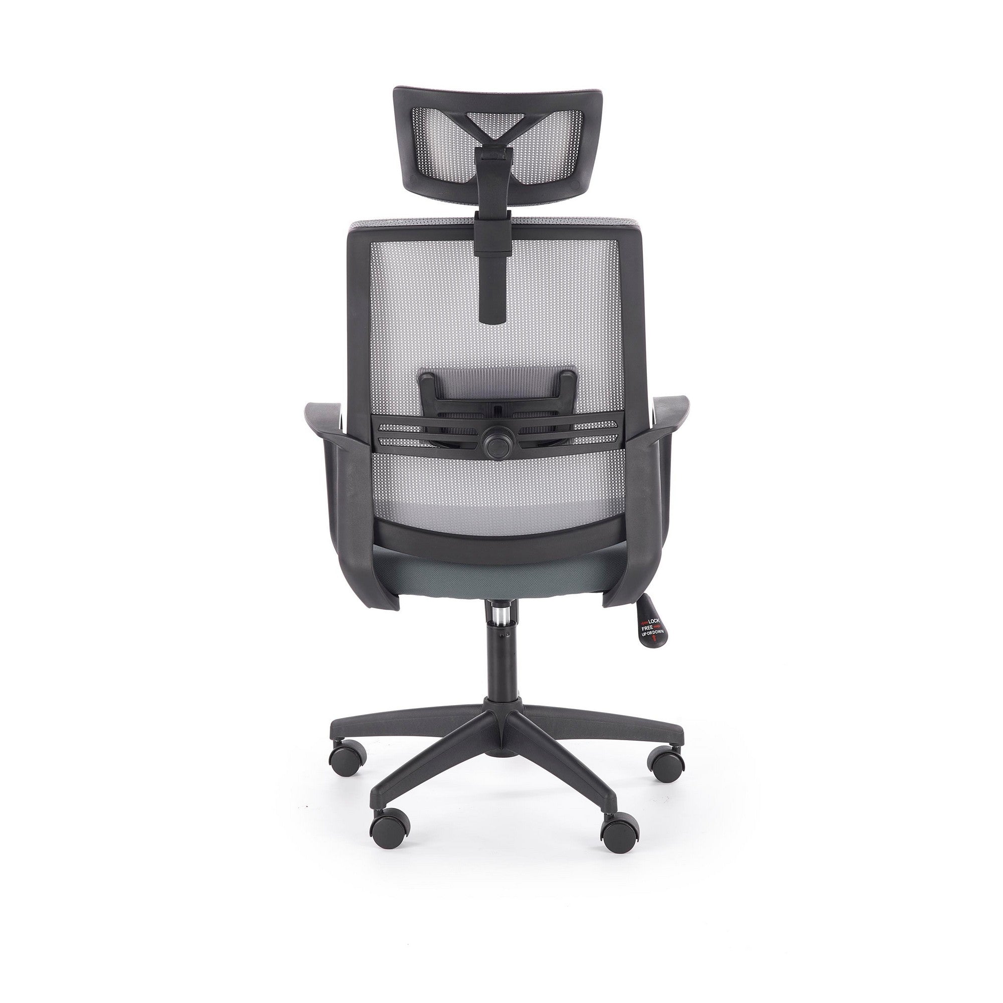 Scaun birou cu tetiera Arsen, 62X65X113 CM - ACAJU