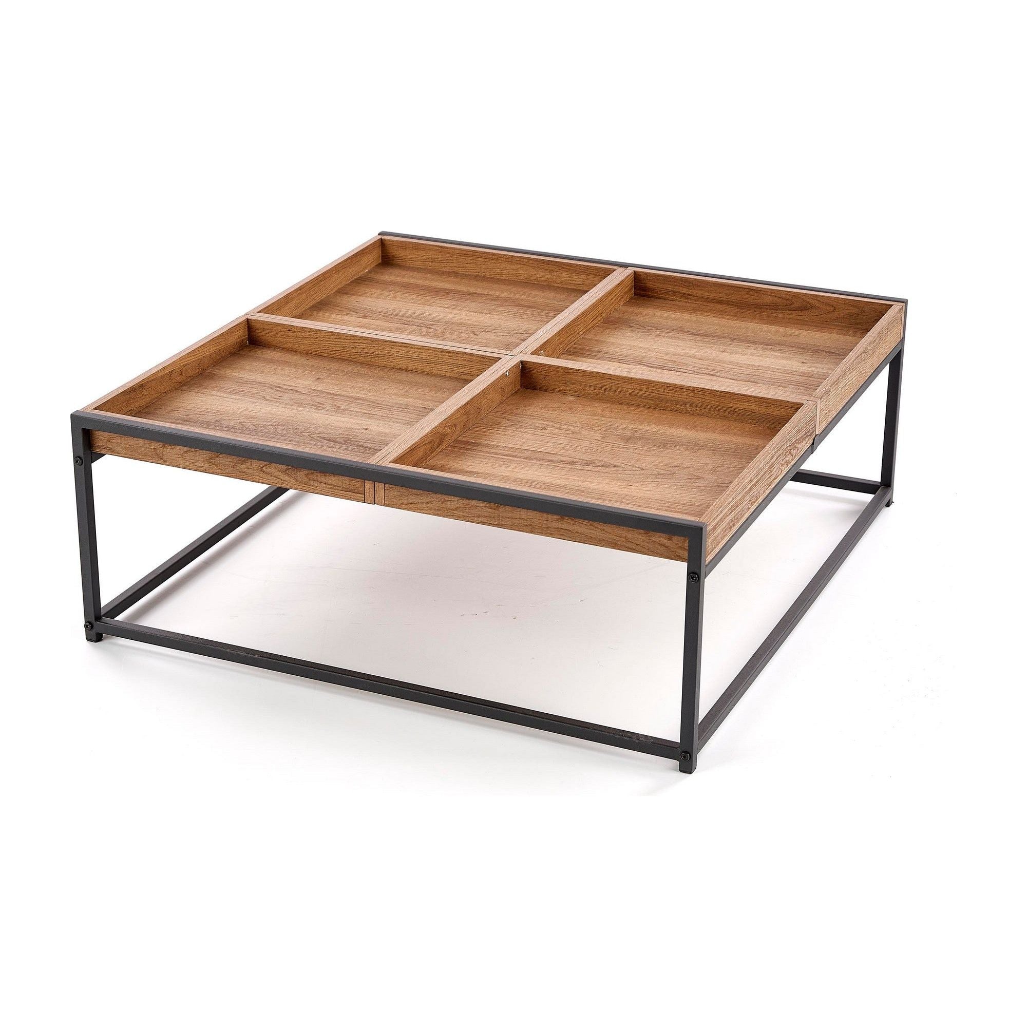 Masuta de cafea multifunctionala Fregata, 84X80X30 CM - ACAJU