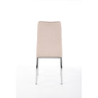 Scaun ieftin tapitat bej K309, 43X57X97 CM - ACAJU