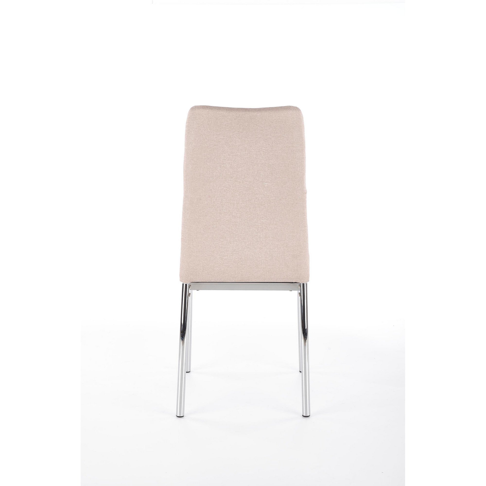 Scaun ieftin tapitat bej K309, 43X57X97 CM - ACAJU