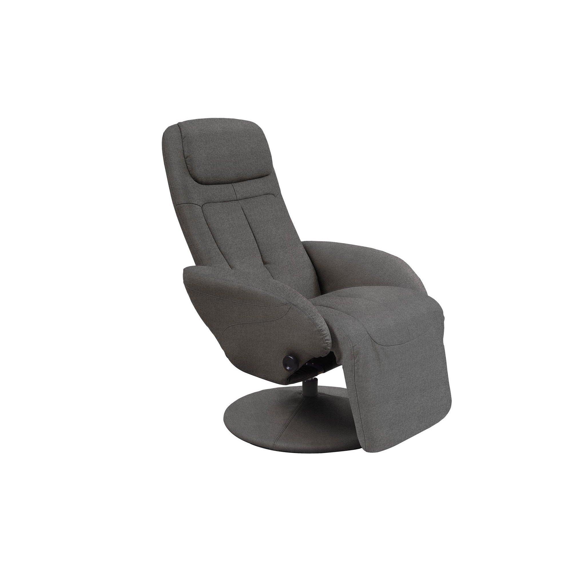 Fotoliu recliner stofa gri Optima 2, 77x139x101 cm - ACAJU