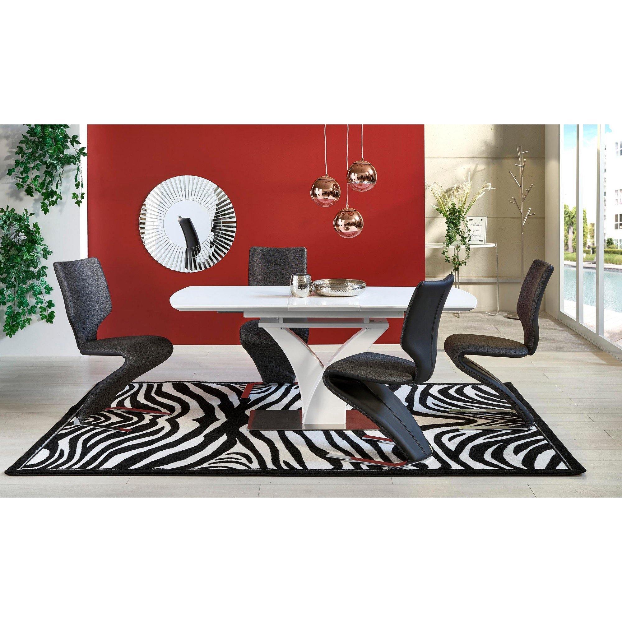 Masa extensibila alba Palermo, 140/180X80X75 CM - ACAJU