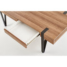 Masuta cafea cu sertare Tuluza, nuc honey, MDF, 120X55X42 CM - ACAJU