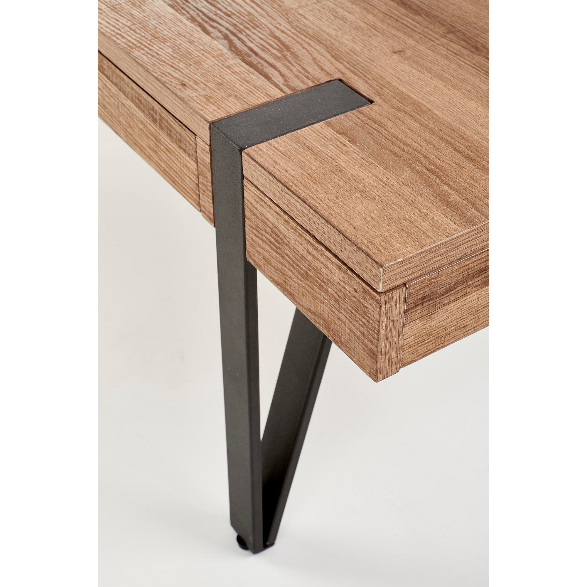 Masuta cafea cu sertare Tuluza, nuc honey, MDF, 120X55X42 CM - ACAJU