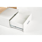 Birou cu sertar si rafturi Grosso, 149X50X105 CM - ACAJU