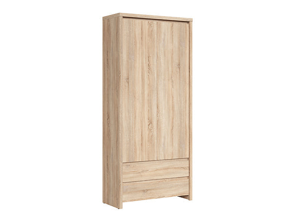 Dulap Kaspian sonoma, 90x40,5x200,5 cm.