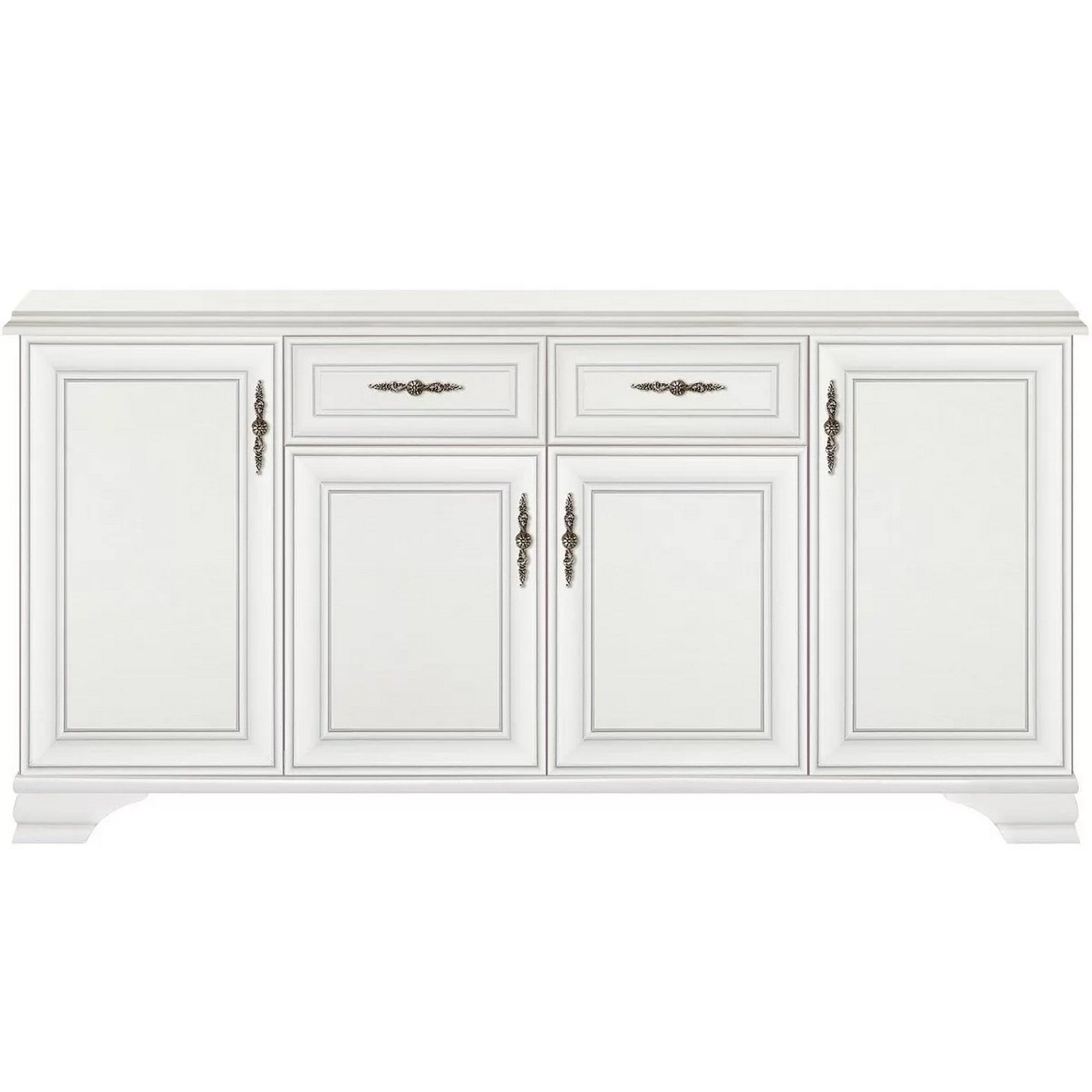 Comoda IDENTO, alb, PAL, 184x44.5x90.5 cm