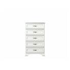 Comoda IDENTO, alb, PAL/MDF, 65x45x110 cm