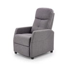 Fotoliu recliner Felipe, gri, 64x84x103 cm - ACAJU 