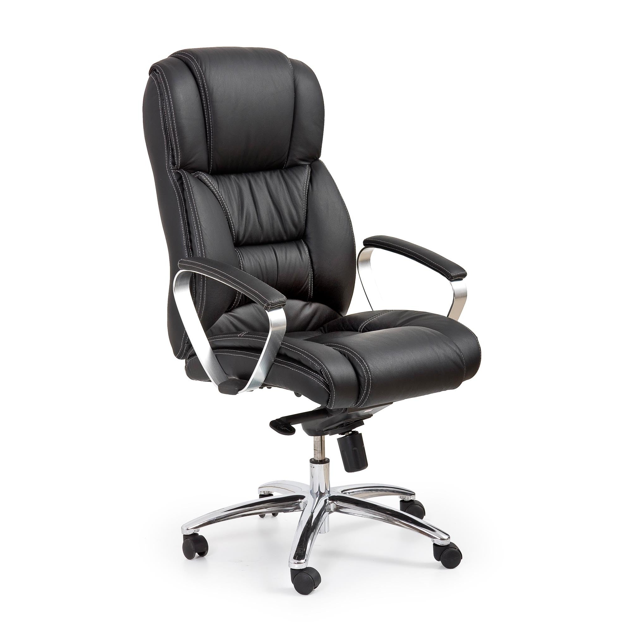 Scaun directorial 120 kg negru Foster, 68X54X118/125 CM.