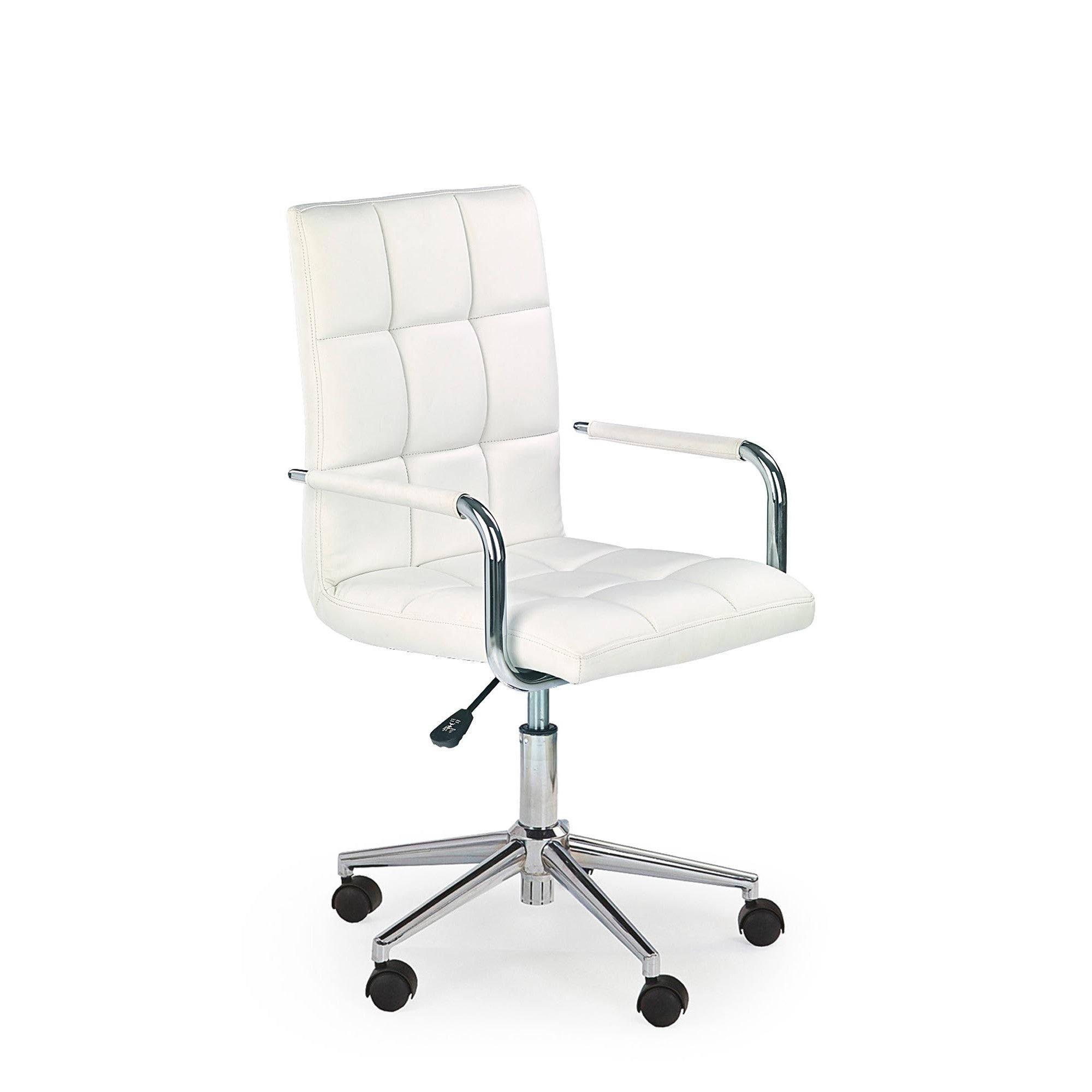 Scaun directorial copii Gonzo 2, alb, 53X46X98/110 CM.