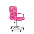 Scaun birou roz Gonzo 2, 53X46X98/110 CM.