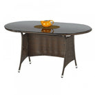 Masa ovala de gradina Master, 150X90X74 CM - ACAJU 