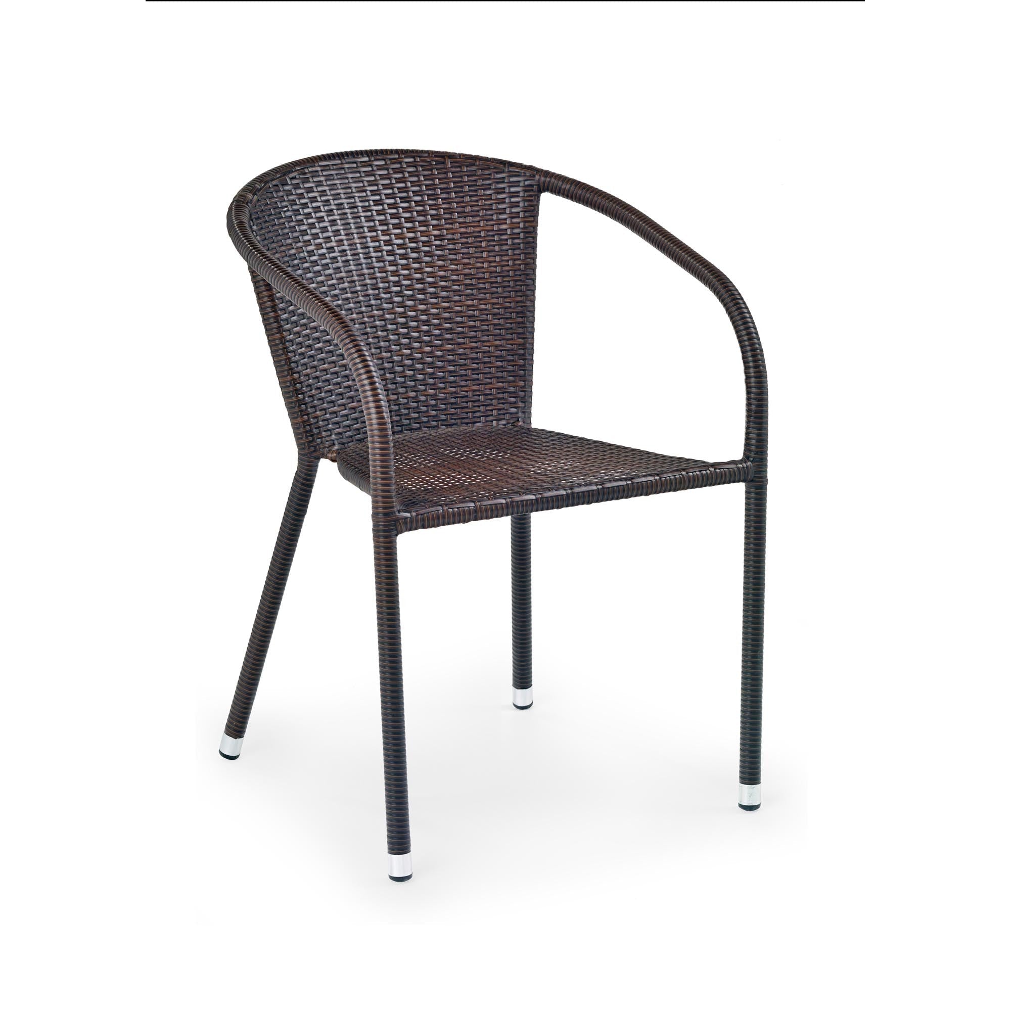 Scaun maro inchis de gradina Midas, 57X57X78 CM - ACAJU 