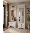 Mobila hol TIFFANY II-3, crem, PAL laminat, 3 piese