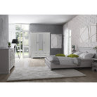 Set dormitor TIFFANY II, crem, PAL laminat, 5 piese