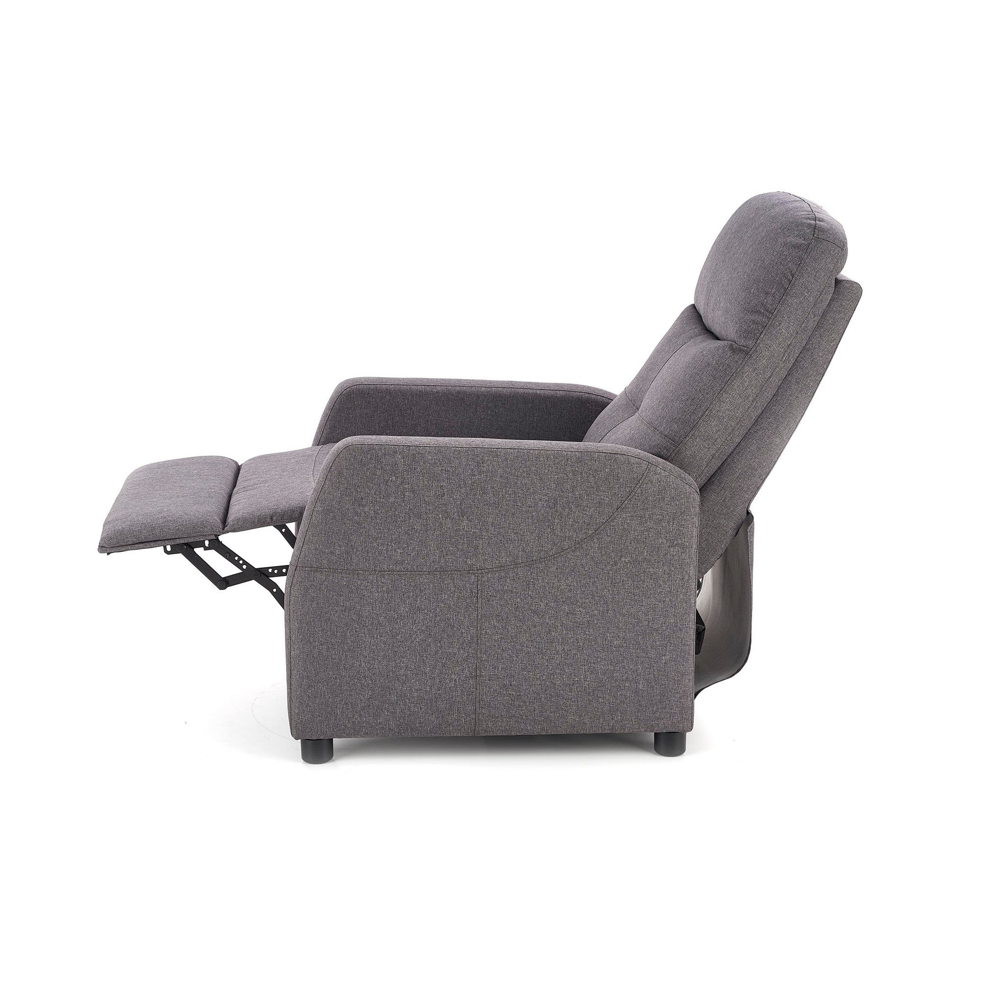 Fotoliu recliner Felipe, gri, 64x84x103 cm - ACAJU 
