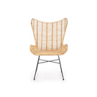 Scaun living ratan natural Indiana, 69X70X103 CM - ACAJU 