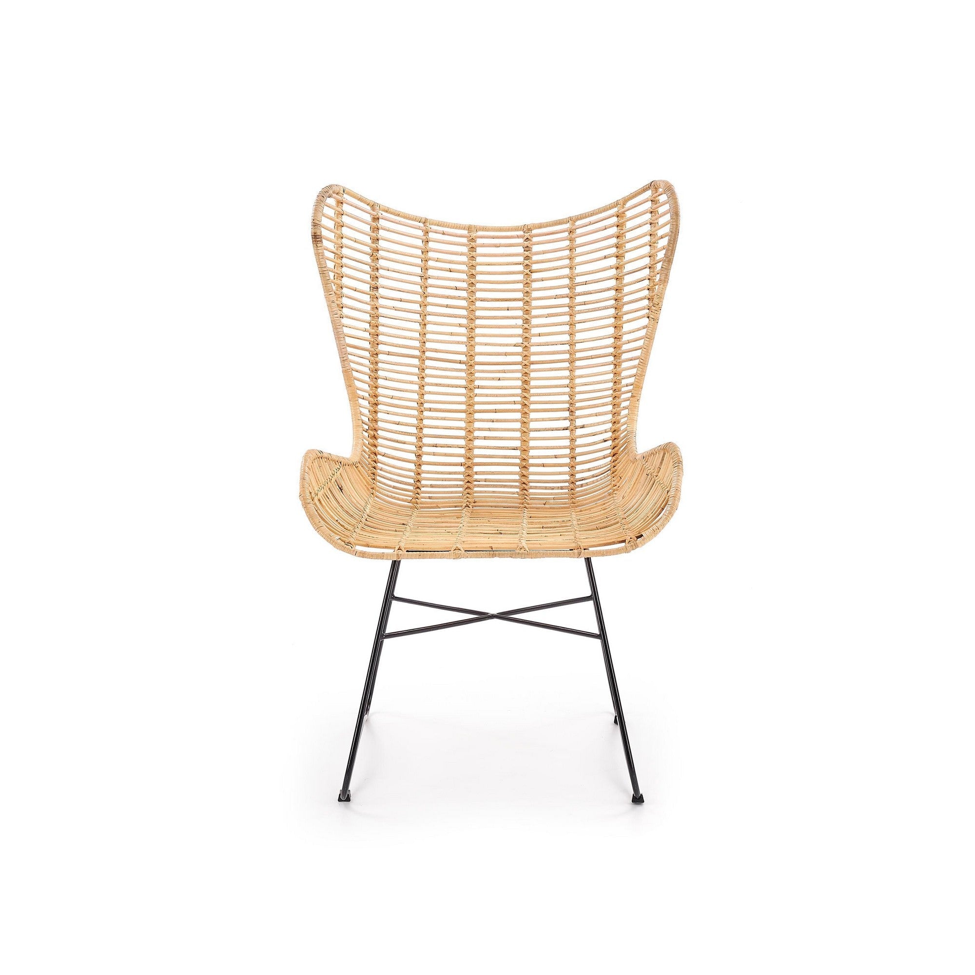 Scaun living ratan natural Indiana, 69X70X103 CM - ACAJU 