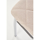 Scaun ieftin tapitat bej K309, 43X57X97 CM - ACAJU 