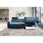 Coltar modern COLOMBO MINI cu sistem electric de ajustare a adancimii, 275x182x81/103 cm.