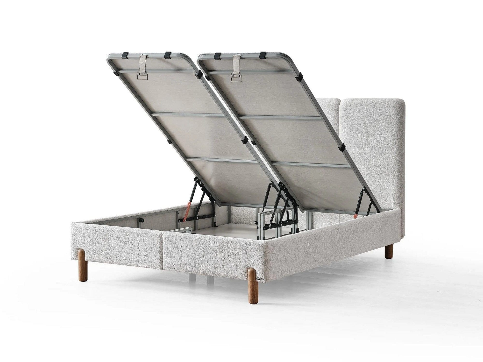 Pat BOHEM 160x200, personalizabil gama Oferta Avantaj, cu somiera si spatiu depozitare