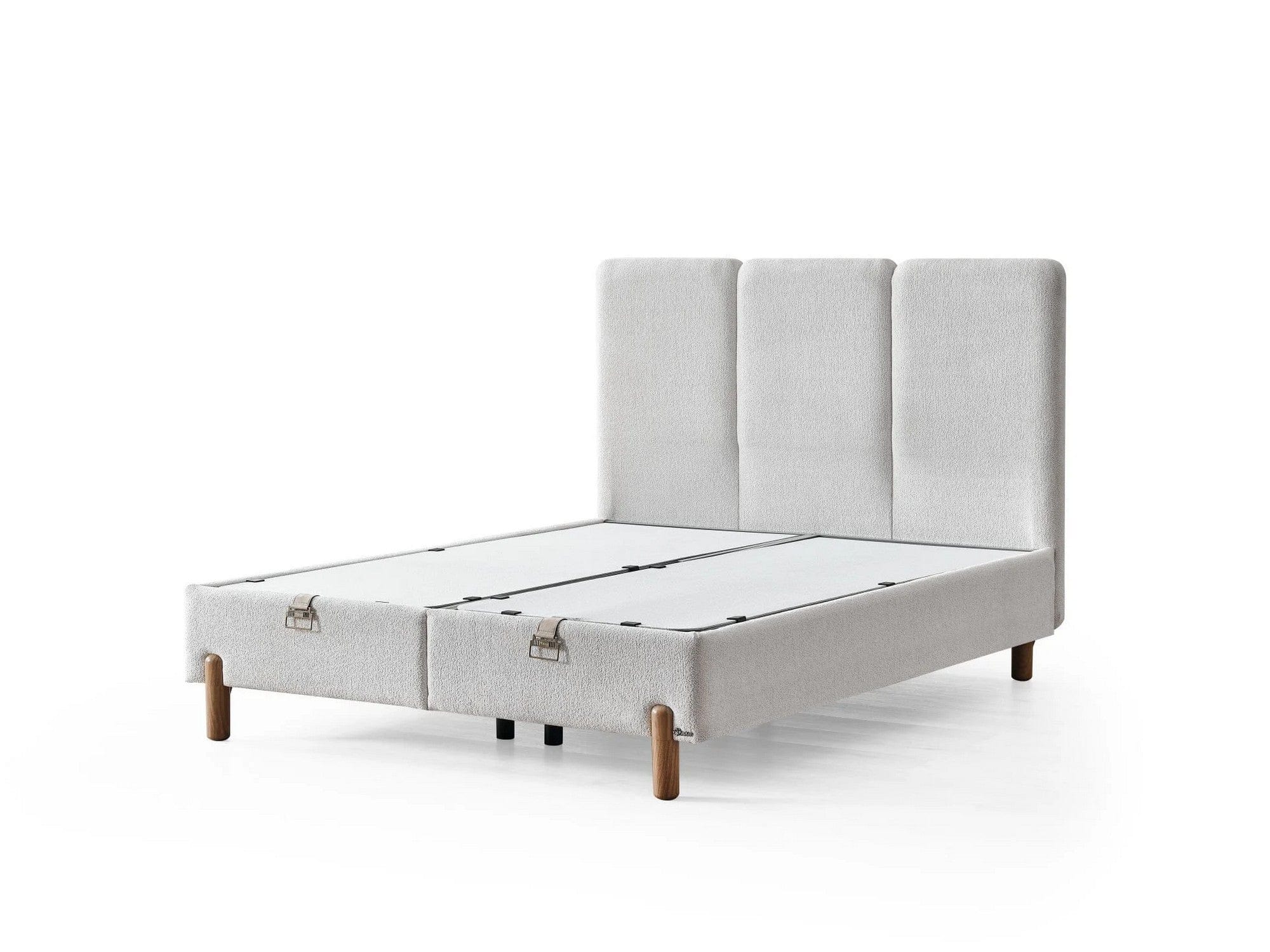 Pat BOHEM 160x200, personalizabil gama Oferta Avantaj, cu somiera si spatiu depozitare