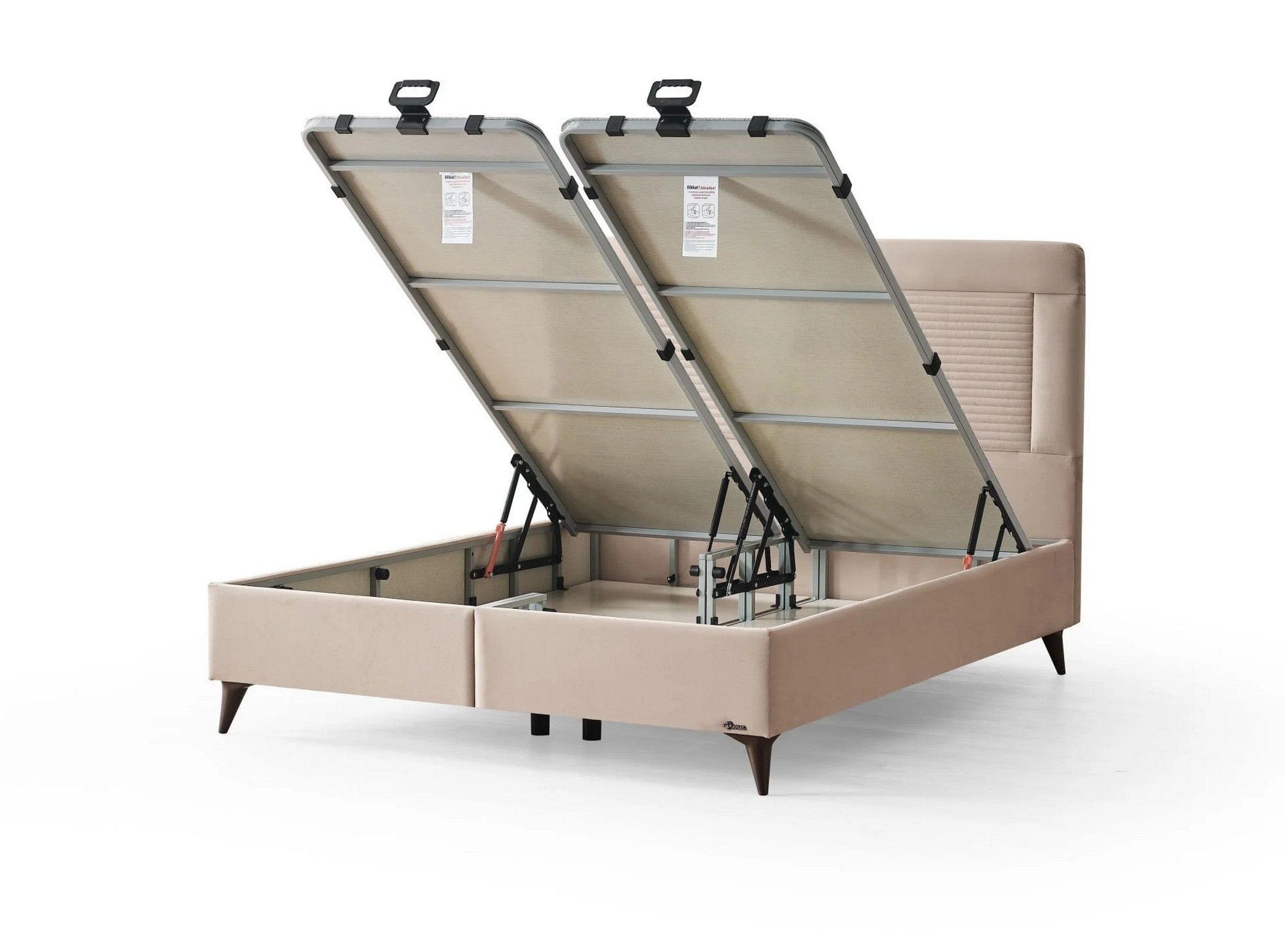 Pat HERA 100x200, personalizabil gama Oferta Avantaj, cu somiera si spatiu depozitare