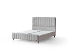 Pat LINEN ORGANIC 120x200, personalizabil gama Oferta Avantaj, cu somiera si spatiu depozitare