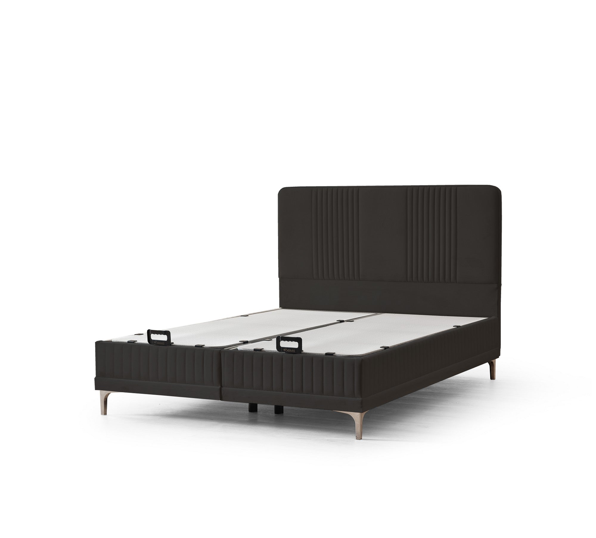 Pat WINART 120x200, personalizabil gama Oferta Avantaj, cu somiera si spatiu depozitare